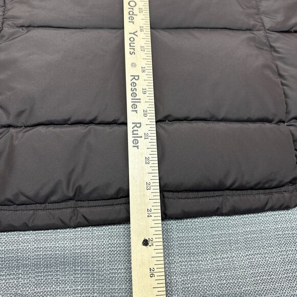 J Crew Women Puffer Vest Medium Down Fill Full Zip Button Up Casual Hike Quilted - Picture 9 of 9